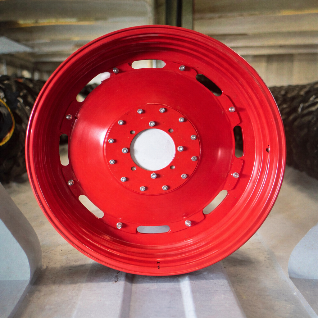 JANTE W 10 X  34  -JANTE AVEC VOILE + CENTRE AMOVIBLE PEINT A LA COULEUR SELON MARQUE TRACTEUR (   Pour toute commande, merci de préciser le modèle exact du tracteur ainsi que la largeur de voie souhaitée, sous réserve de compatibilité technique )